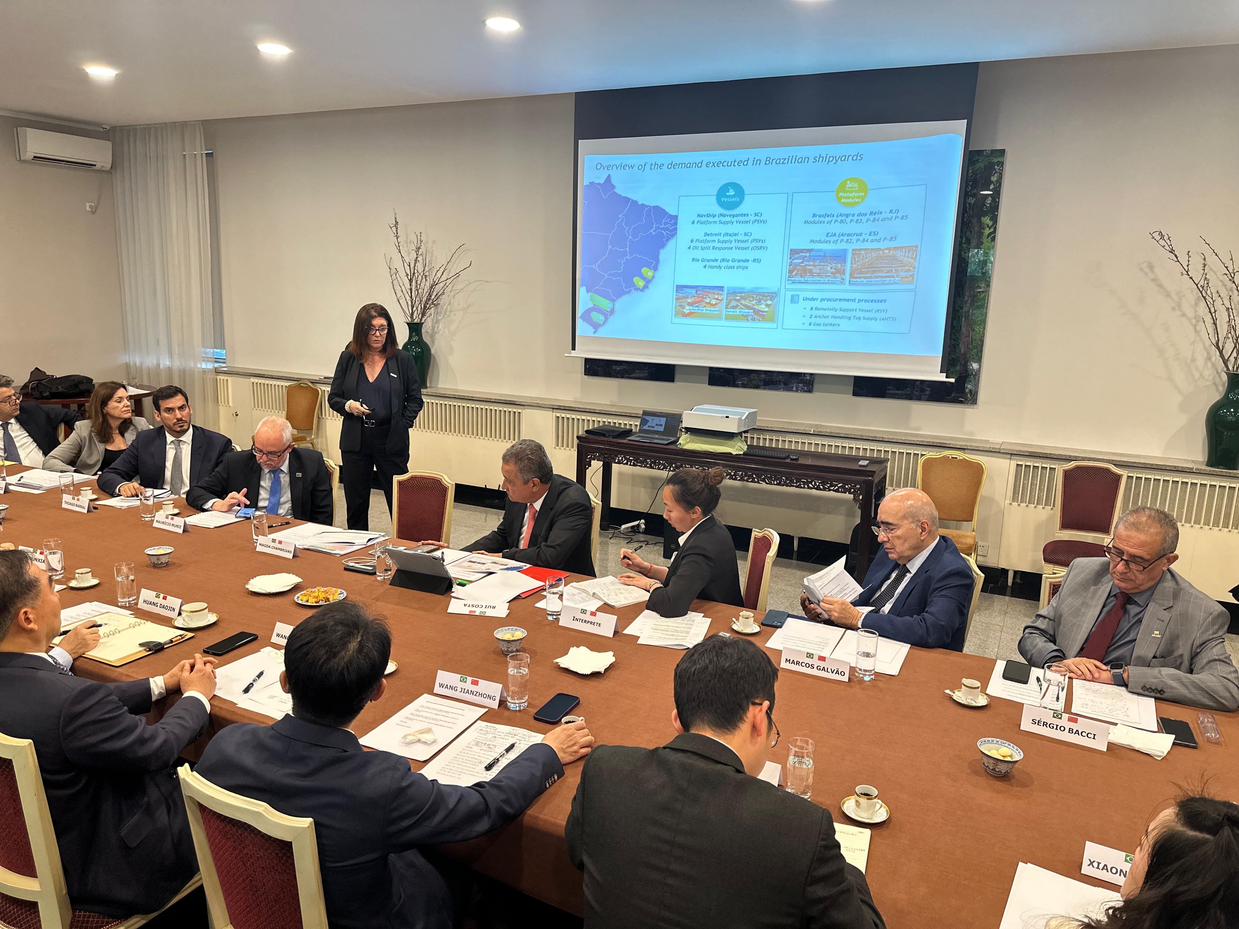 Presidente da Petrobras, Magda Chambriard acompanha o Ministro da Casa Civil, Rui Costa, em missão oficial à China