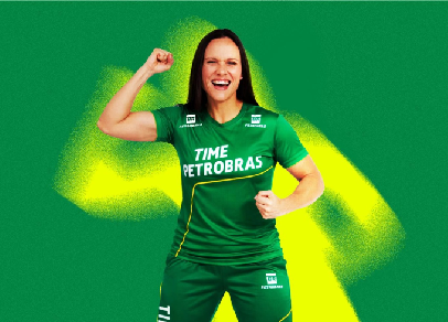 Imagem da paratleta Carol do Time Petrobras