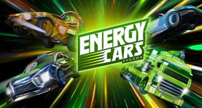 Vários carros no estilo de jogos para ilustrar o game Energy Cars, no Fortinite