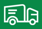 Ícone com traços simplificados de um caminhão..