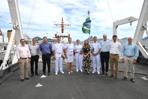 O lançamento da expansão da rede Remo incluiu visita às instalações do Centro de Hidrografia da Marinha