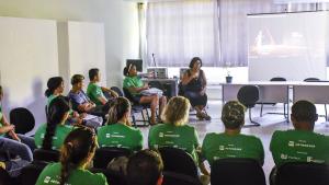 Turma de um dos cursos oferecidos pelo Programa Autonomia e Renda Petrobras, iniciativa que destina R$ 350 milhões para qualificação profissional de 20 mil pessoas em situação de vulnerabilidade socioeconômica
