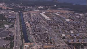 Imagem aérea da Refinaria Duque de Caxias (Reduc)